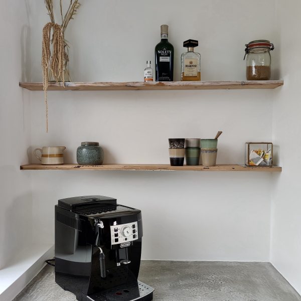 Wall shelves solid oak